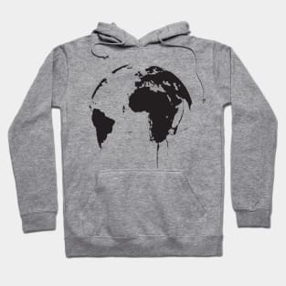 Brushstroke earth Hoodie